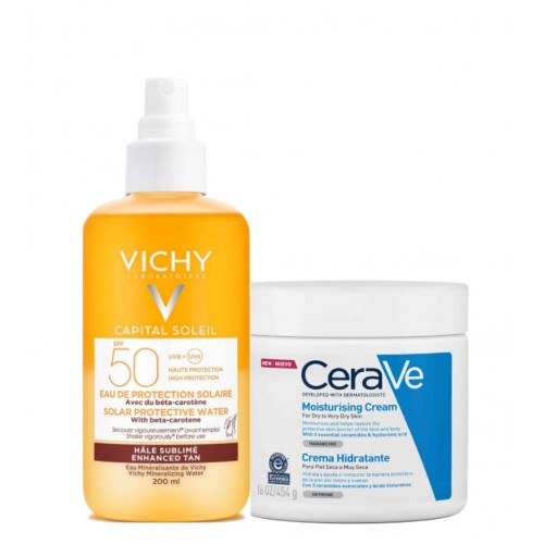 Vichy + CeraVe Kit Corpo Hidrata & Bronzeia